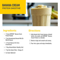 Thumbnail for Isopure Zero Carb 100% Pure Whey Isolate Protein Powder, Gluten Free, With Vitamins, Banana Cream, 25g Protein Per Serving, 3 Lbs, 44 Servings (Packaging May Vary)