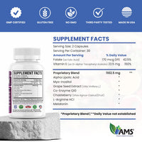 Thumbnail for America Medic & Science OVA-Max Prenatal Vitamins for Women (120 Capsules) Boosts Fertility and Ovulation | Pregnancy Aid and Female Preconception Supplements with CoQ10, Folic Acid, and Myo-Inositol