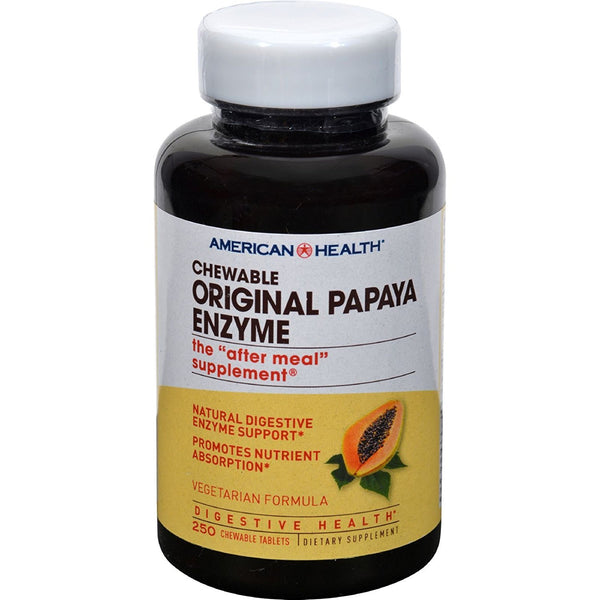 American Health, Original Papaya Enzyme, 250 Count