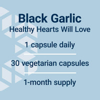 Thumbnail for Life Extension Aged Black Garlic, Heart Health Support Supplement, Blood Pressure Health Support, Cholesterol Health Support, Once-Daily, Gluten Free, Vegetarian, Non-GMO, 30 Capsules