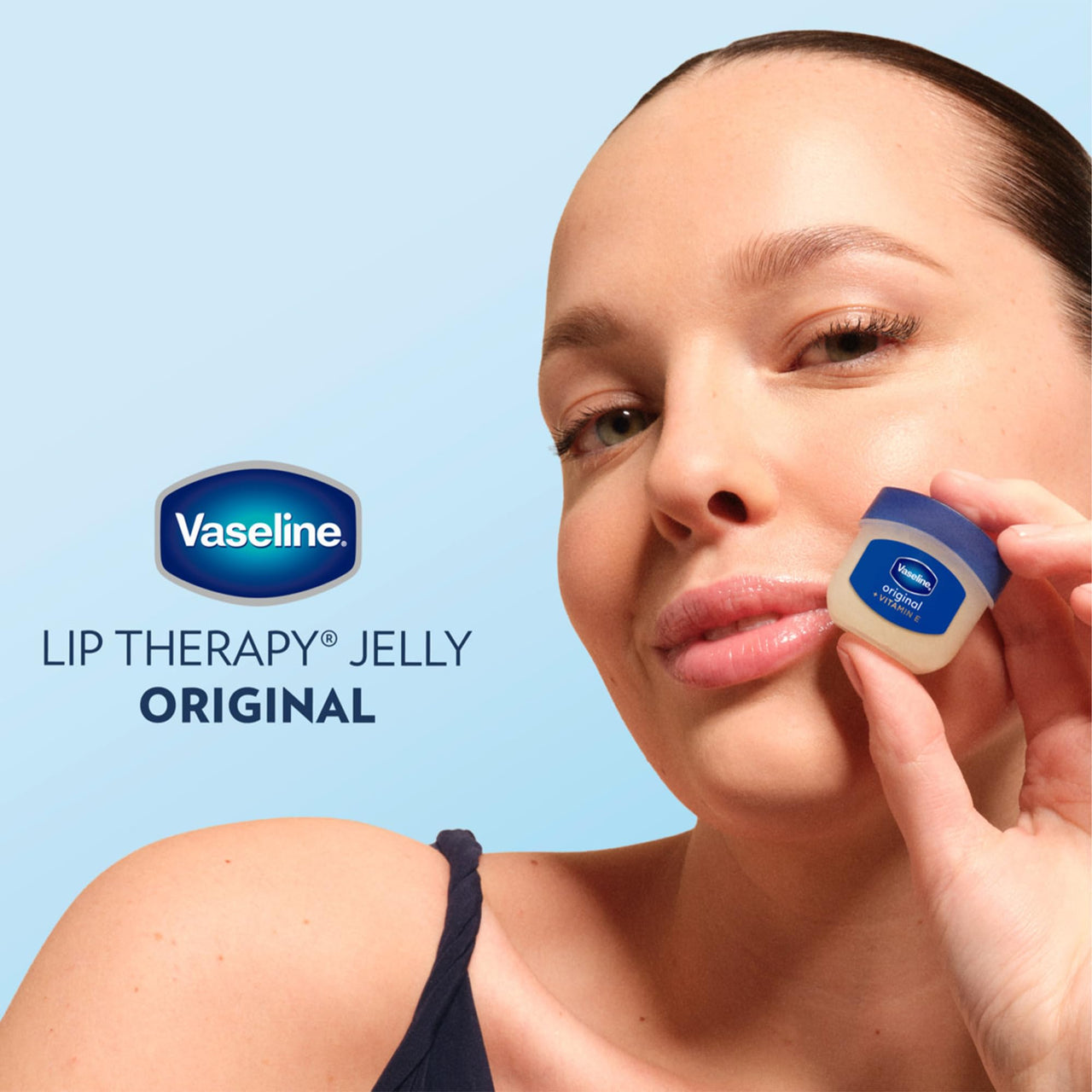 Vaseline Lip Therapy 4 Twin Packs (8 Jars Total) – Mini Lip Balm for Healing Dry Lips, Travel-Size Petroleum Jelly Lip Care, 0.25 Oz Each