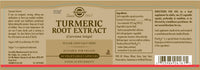 Thumbnail for Solgar Standardized Turmeric Root Extract 400 mg, 60 Ct