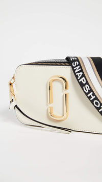 Thumbnail for Marc Jacobs Womens The Color-Block Snapshot, New Cloud White Multi, One Size