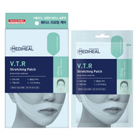 Thumbnail for Mediheal V.T.R Stretching Patch 1 pack (4pcs) - High Adhesive Tension Intensive Face Lifting and Tightening Band Mask Sheet, Anti-Aging, Prevents Double Chin for Sagging Skin, Firming and Elasticity