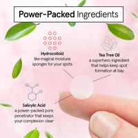 Thumbnail for grace & stella Award Winning Pore Strip - Pimple Patches for Face - Hydrocolloid Acne Patches for Shrinking Zits, Breakouts - Spot Stickers - Dermatologist-Tested, Vegan (Invisible, 36 Count)