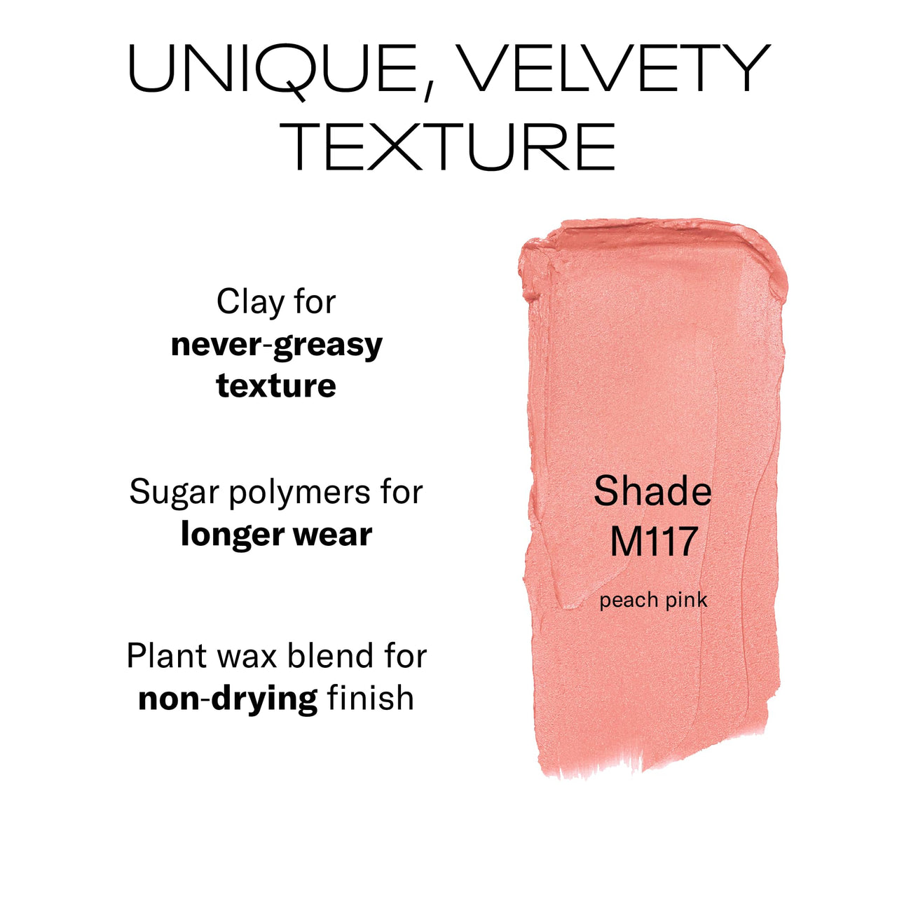 MOB Beauty Cream Clay Blush M117 Peach Pink – Soft Fresh Natural Color, Buildable Lightweight Blendable Vegan Cruelty-Free Skincare Infused Long Wear Sustainable Refillable Compact