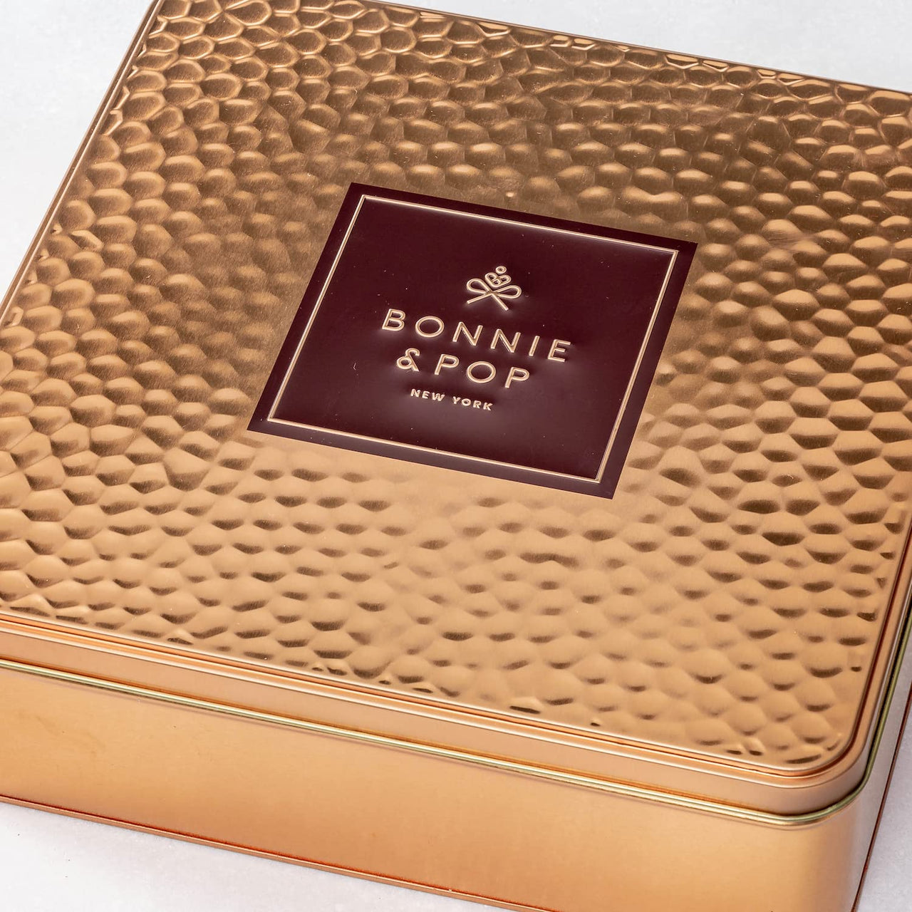 Chocolate Gift Basket, Gourmet Snack Food Box in Keepsake Tin, 2 lbs of Chocolate, Birthday, Sympathy, Family Parties & Get Well, Bonnie and Pop