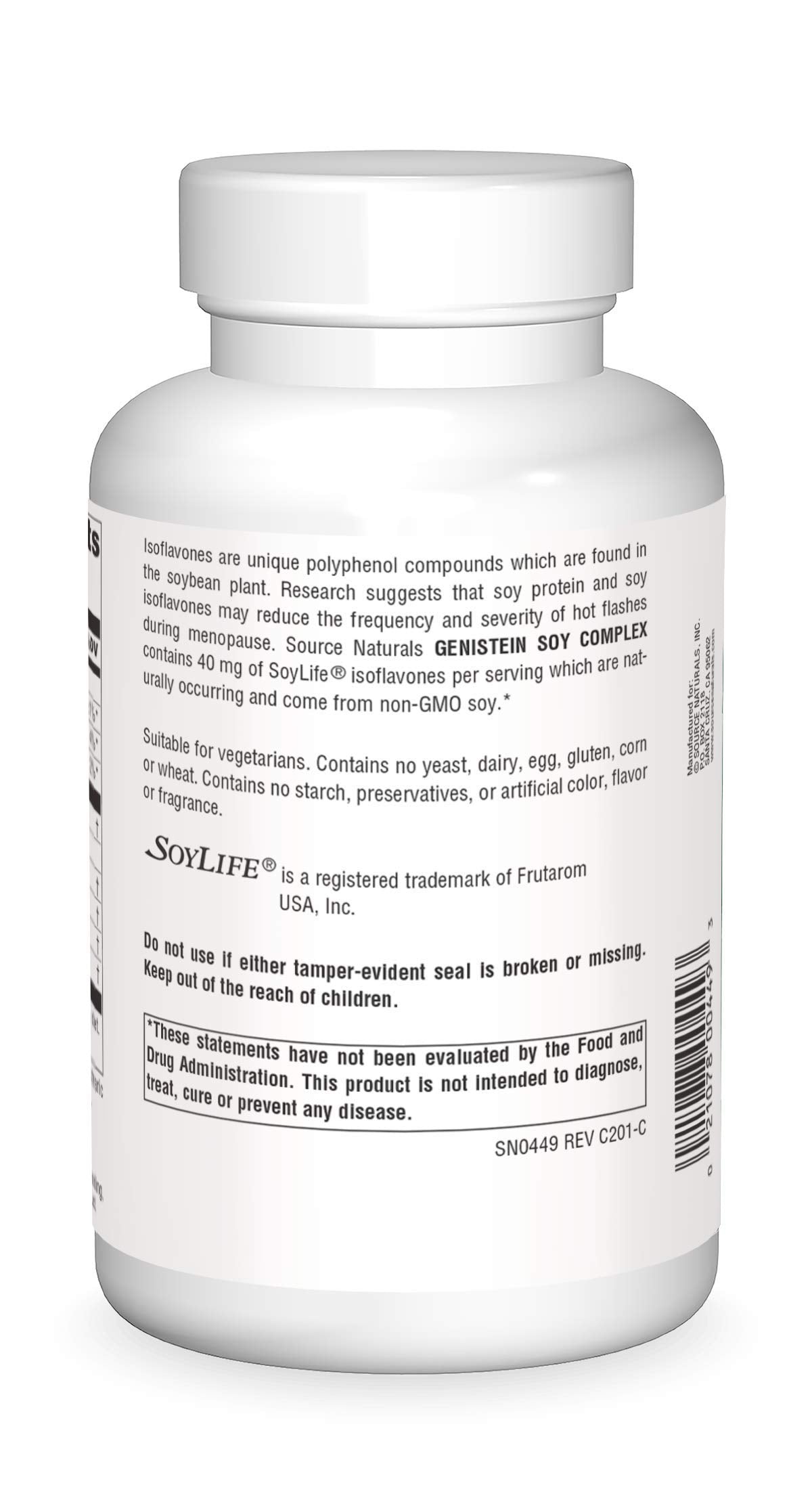 Source Naturals Genistein Soy Complex 1000 mg - 240 Tablets