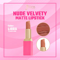 Thumbnail for Juvia's Place The Nude Velvety Matte Lipstick Libra - Long-lasting Lipstick, Rich-Color Lip Makeup, Creamy with Matte Finish, Beauty & Lip Products