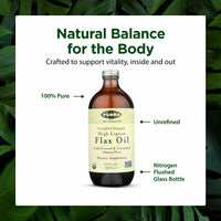 Thumbnail for Flora High Lignan Flax Oil - 17 fl oz