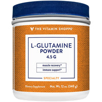 Thumbnail for The Vitamin Shoppe L-Glutamine - Muscle Recovery, Gut Health & Immune Support, Free Form Amino Acid