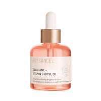 Thumbnail for BIOSSANCE Squalane + Vitamin C Rose Advanced Facial Oil - Brightening, Firming, and Hydrating Serum for All Skin Types - Chios Crystal Oil, Damascus Rose Extract & Squalane for Radiance - 1oz