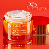 Thumbnail for Dr Dennis Gross Vitamin C Lactic Dewy Deep Cream: Ultra-Rich, Replenishing Cream for a Dewy Finish, 2 oz