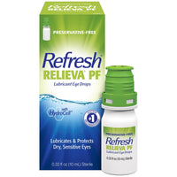Thumbnail for REFRESH RELIEVA PF Preservative-Free Artificial Tears Lubricant Eye Drops, 0.33 fl oz (10 mL), 1 Count