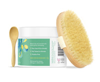 Thumbnail for ASUTRA Dead Sea Salt Essential Oil Body Scrub Exfoliator and Dry Brush Bundle (Invigorating Eucalyptus), 16 oz - Ultra Hydrating, Gentle, & Moisturizing - Coconut, Eucalyptus, and Marjoram Oils