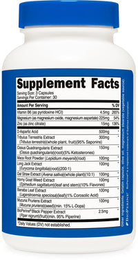 Thumbnail for Nutricost Testosterone Support Complex (90 Capsules) -1800mg Per Serving