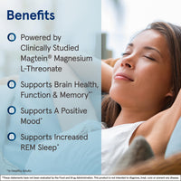 Thumbnail for Jarrow Formulas Magnesium L-Threonate, MagMind Magtein Brain Supplements for Memory Support, 90 Veggie Capsules, Up to a 30 Day Supply