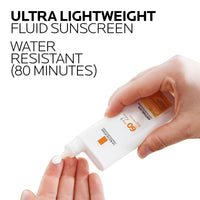 Thumbnail for La Roche-Posay Anthelios Light Fluid Facial Sunscreen SPF 60, Lightweight Sunscreen For Face, Fluid Texture, Broad Spectrum SPF + Antioxidants, Oil Free & Oxybenzone Free, Travel Size 1.7 Fl. Oz.