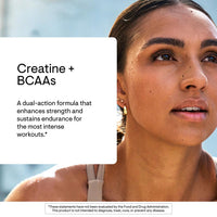 Thumbnail for THORNE - Creatine + BCAAs - Micronized Creatine Monohydrate + BCAA Powder - Support for Muscles, Exercise Endurance & Recovery* - for Women & Men - Peach Mango - NSF Certified for Sport - 30 Servings
