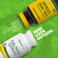 Thumbnail for NaturesPlus Cal/Mag Citrate - 90 Vegetarian Capsules - 500 mg Calcium, 250 mg Magnesium - 30 Servings