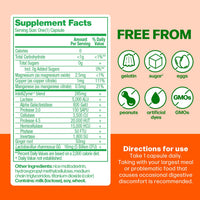 Thumbnail for Culturelle Bloating & Gas Defense, Digestive Enzymes & Probiotics for Digestive Health, 30 Capsules, Supports Occasional Indigestion & Discomfort