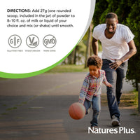 Thumbnail for NaturesPlus Energy Shake - 1.7 lb - 16 Grams of Plant-Based Protein Per Serving - Contains Digestion-Supporting Enzymes - No Added Sugar - Non-GMO, Vegetarian, Gluten Free - 28 Servings