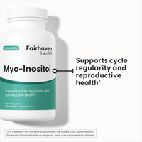 Thumbnail for Fairhaven Health Myo-Inositol Supplement for Women and Men | Vitamin B8 2000mg | Vegan Inositol Powder Capsules | Gluten, Dairy and Soy Free | 120 Inositol Capsules