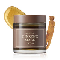Thumbnail for I'm from] Ginseng Mask, detox, elasticity, prevent fine lines, 3.97% ginseng extract, 120g, 4.23oz