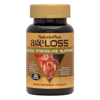 Thumbnail for NaturesPlus AgeLoss Blood Pressure Support - 90 Tablets - with Trans-Resveratrol & 1200 mg of Whole Foods - Vegetarian, Gluten Free - 30 Servings