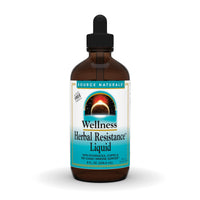 Thumbnail for Source Naturals Wellness Herbal Resistance Liquid - Immune System Support with Echinacea, Coptis & Yin Chiao - 8 Fluid oz