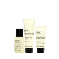 Thumbnail for philosophy purity made simple cleanse, purify, hydrate mini set