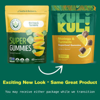 Thumbnail for Kuli Kuli Super Energy Gummies - Energy Supplements with Moringa, Caffeine-Free Natural Energy Booster - 60 Non-GMO, Gluten-Free Moringa Gummies