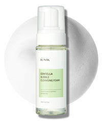 Thumbnail for IUNIK Centella Bubble Foaming Vegan Facial Cleanser - 69% Centella Asiatica Extract, Soothing, Moisturizing, Exfoliating, Removes Pore Blackheads, Whiteheads, 5.07 Fl Oz