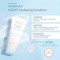 Thumbnail for Avène Hydrance LIGHT Hydrating Emulsion, Daily Face Moisturizer Cream, Non-Comedogenic, 1.3 Oz