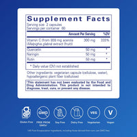 Thumbnail for Pure Encapsulations Acerola/Flavonoid | Corn-Free, Plant-Based Vitamin C and Bioflavonoid | 120 Capsules*