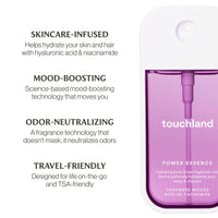 Thumbnail for Touchland Hydrating Body & Hair Fragrance Mist, Cashmere Woods, 2 FL. OZ. Travel Size Body Spray