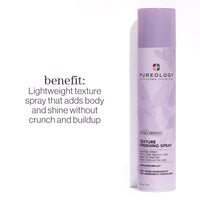 Thumbnail for Pureology Style + Protect Texture Finishing Spray | For Color-Treated Hair | Lightweight Texturizing Spray | Sulfate-Free | Vegan | Updated Packaging | 5 Oz.
