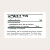 Thumbnail for THORNE - Green Tea Phytosome - Provides Antioxidant Support, Liver Protection & Thermogenesis and Metabolic Benefits* - Caffeine-Free - Third-Party Certified - Gluten, Dairy & Soy-Free - 60 Capsules