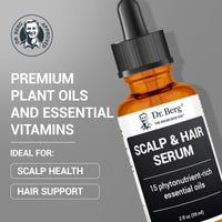 Thumbnail for Dr. Berg Scalp & Hair Serum (Improved Formula) with Vitamin D3 & E - Clinically Tested, Paraben- and Sulfate-Free Hair Oil for Women & Men - Includes Rosemary Oil, Castor Oil & Jojoba Oil - 2 Fl oz