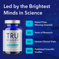 Thumbnail for TRU NIAGEN PRO NAD Supplement for Brain Function, Anti Aging, Cell Regeneration | Patented Niagen | Supports Cellular Energy | Nicotinamide Riboside (NR) | 30-1000mg Servings (2x500mg, Take 2 Daily)