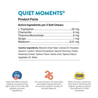 Thumbnail for NaturVet –Quiet Moments Calming Aid for Cats Plus Melatonin – 60 Soft Chews – Helps Reduce Stress & Promote Relaxation – Great for Storms, Fireworks, Travel & Grooming