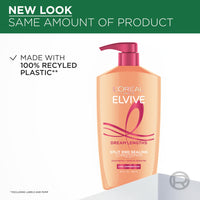Thumbnail for L'Oreal Paris Elvive Dream Lengths Super Detangling Conditioner With Fine Castor Oil and Vitamins B3 and B5 for Long, Damaged Hair, Instantly Detangles To Reduce Breakage With System, 28 Fl Ounce