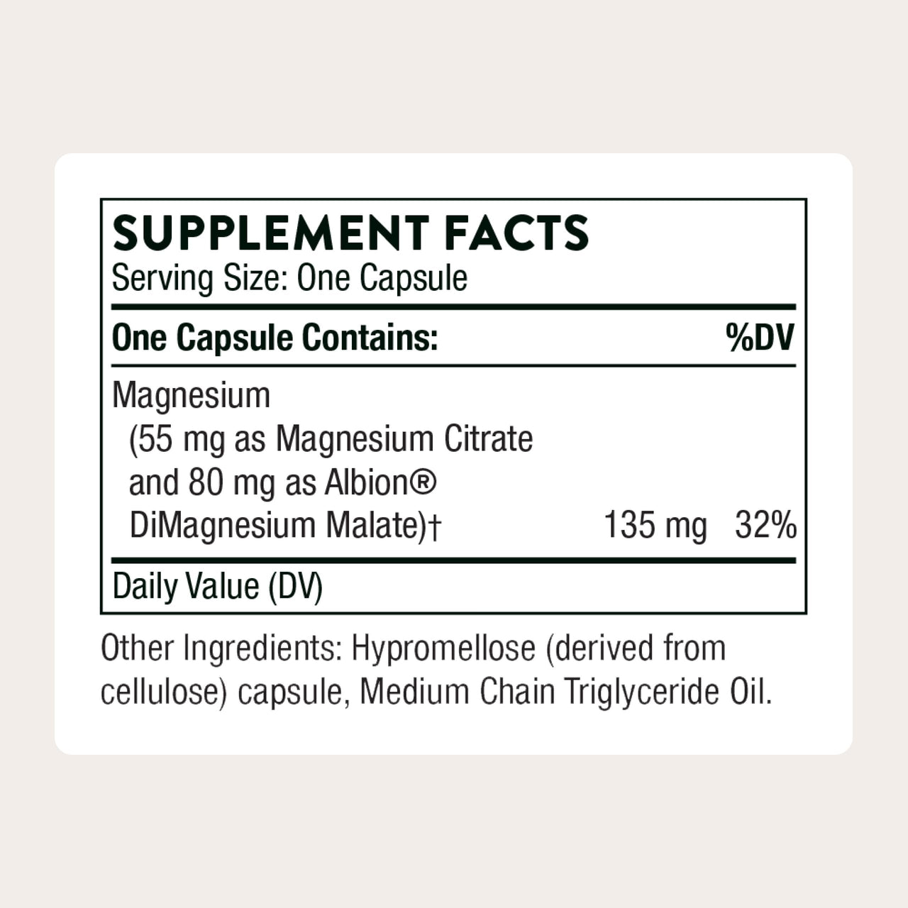 THORNE - Magnesium CitraMate - Magnesium Citrate & Malate Supplement - Supports Heart Health, Skeletal Muscles, Cardiac & Lung Function, Bone Density & More* - Third-Party Certified - 90 Servings