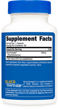 Thumbnail for Nutricost Dihydroberberine Capsules (100mg, 60 Capsules) - More Bioavailable Metabolite of Berberine