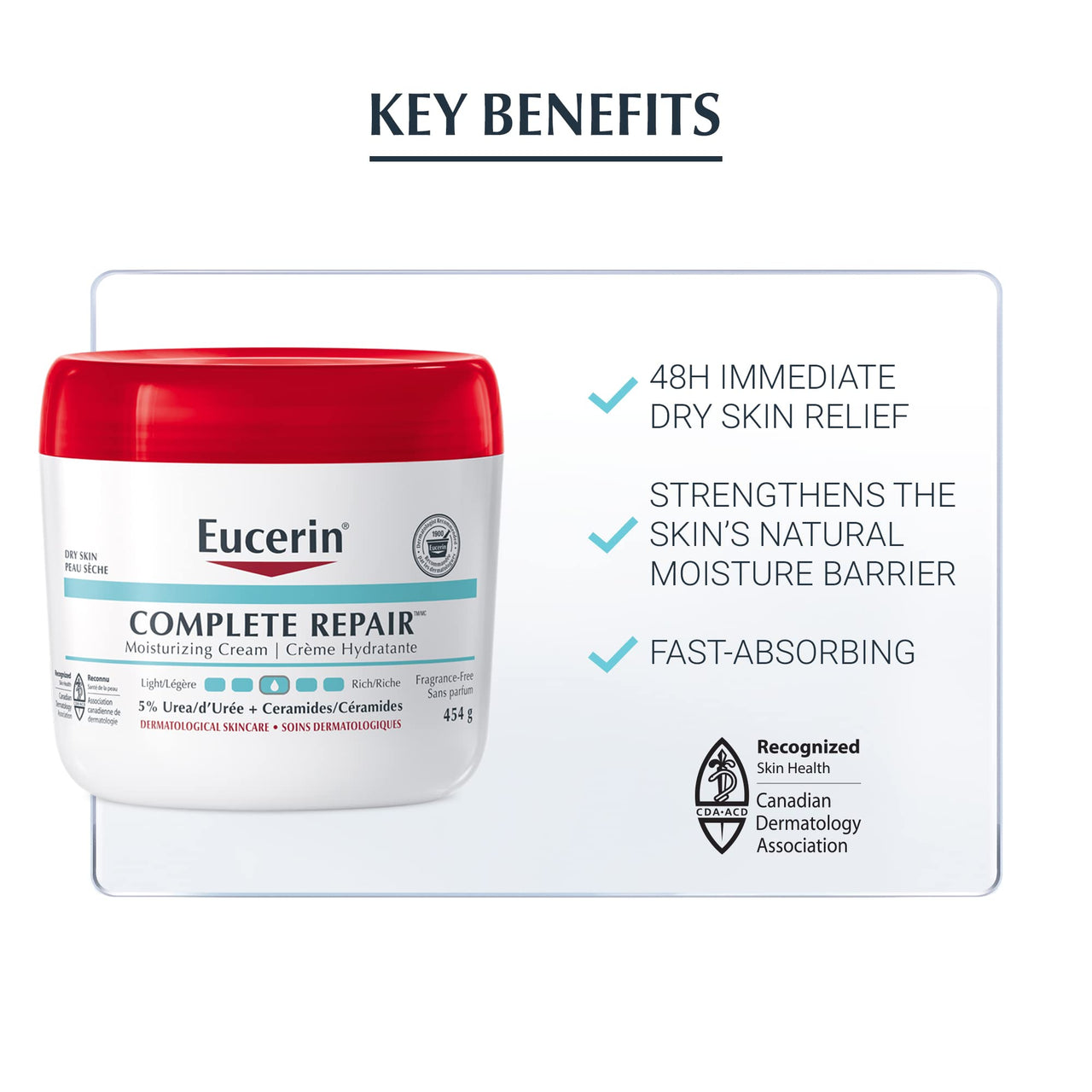Eucerin Complete Repair Cream, 454 g