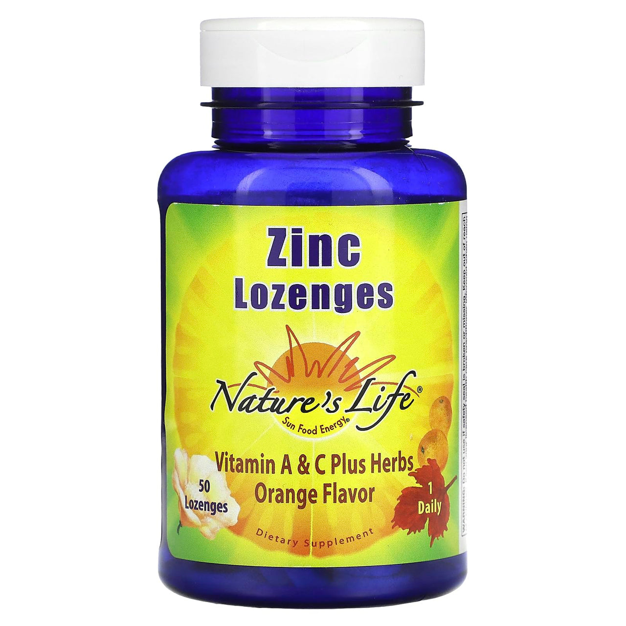 Nature's Life Zinc Lozenges | 50 ct