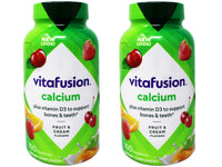 Thumbnail for Vitafusion Calcium, Gummy JKHyWW Vitamins for Adults, 500 mg, 100 Count (Pack of 2)