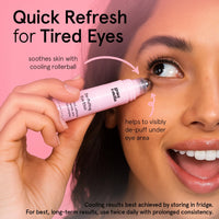 Thumbnail for grace & stella Under Eye Brightener Roller - Airplane Travel Essentials - Travel Size Toiletries - Retinol & Caffeine Eye Serum for Puffiness, Dark Circles, Wrinkles - Vegan Skincare (15ml / 0.51floz)