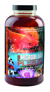 Thumbnail for MICROBE-LIFT PL Pond Bacteria and Outdoor Water Garden Cleaner, Safe for Live Koi Fish, Plant Life, and Decor, 32 Ounces