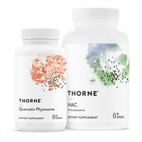 Thumbnail for THORNE - Immune Support Duo - Quercetin Phytosome & NAC for Balanced Immune and Respiratory Wellness - 30 Servings